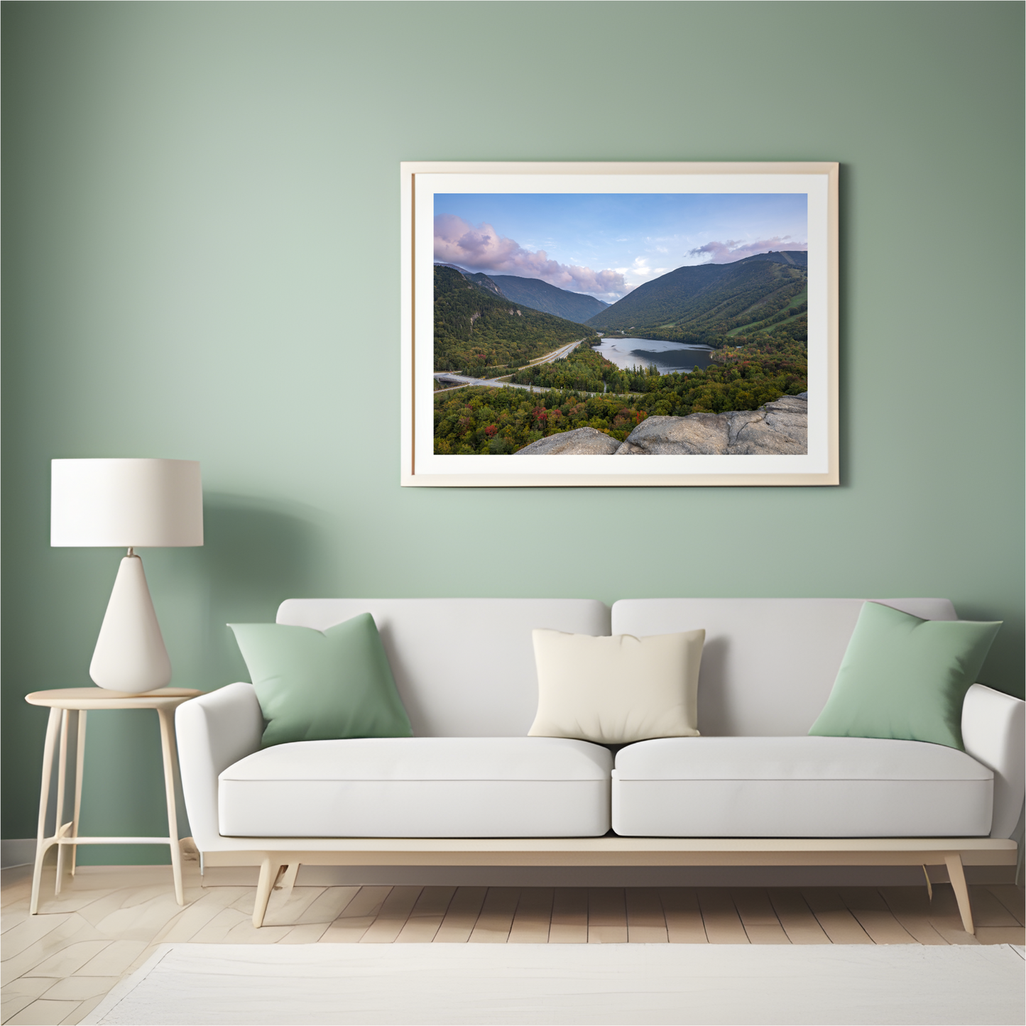 Artists Bluff and Echo Lake New Hampshire