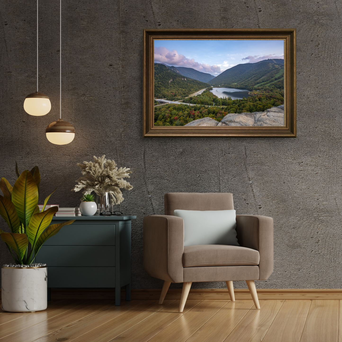 Artists Bluff and Echo Lake New Hampshire