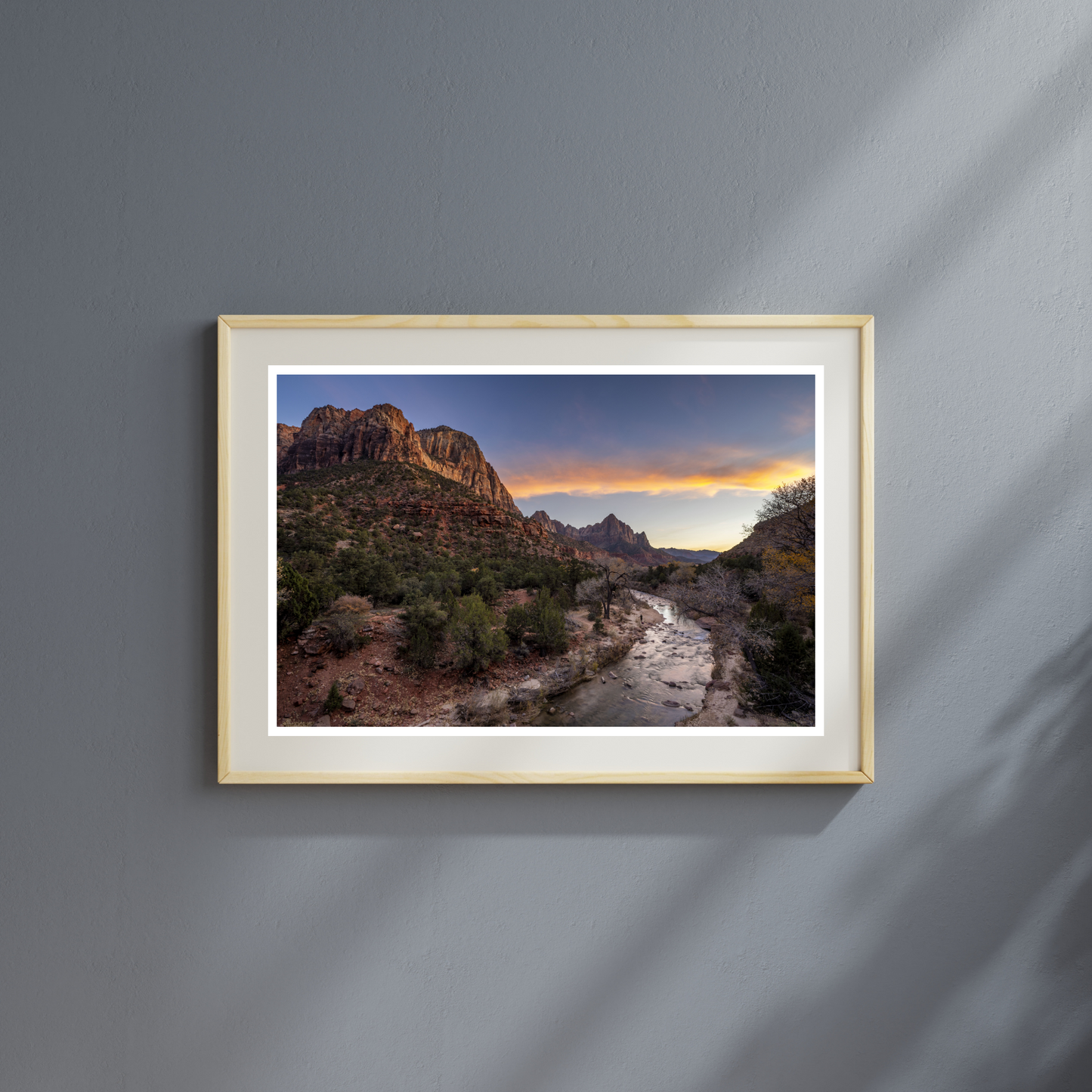 Virgin River Sunset Zion