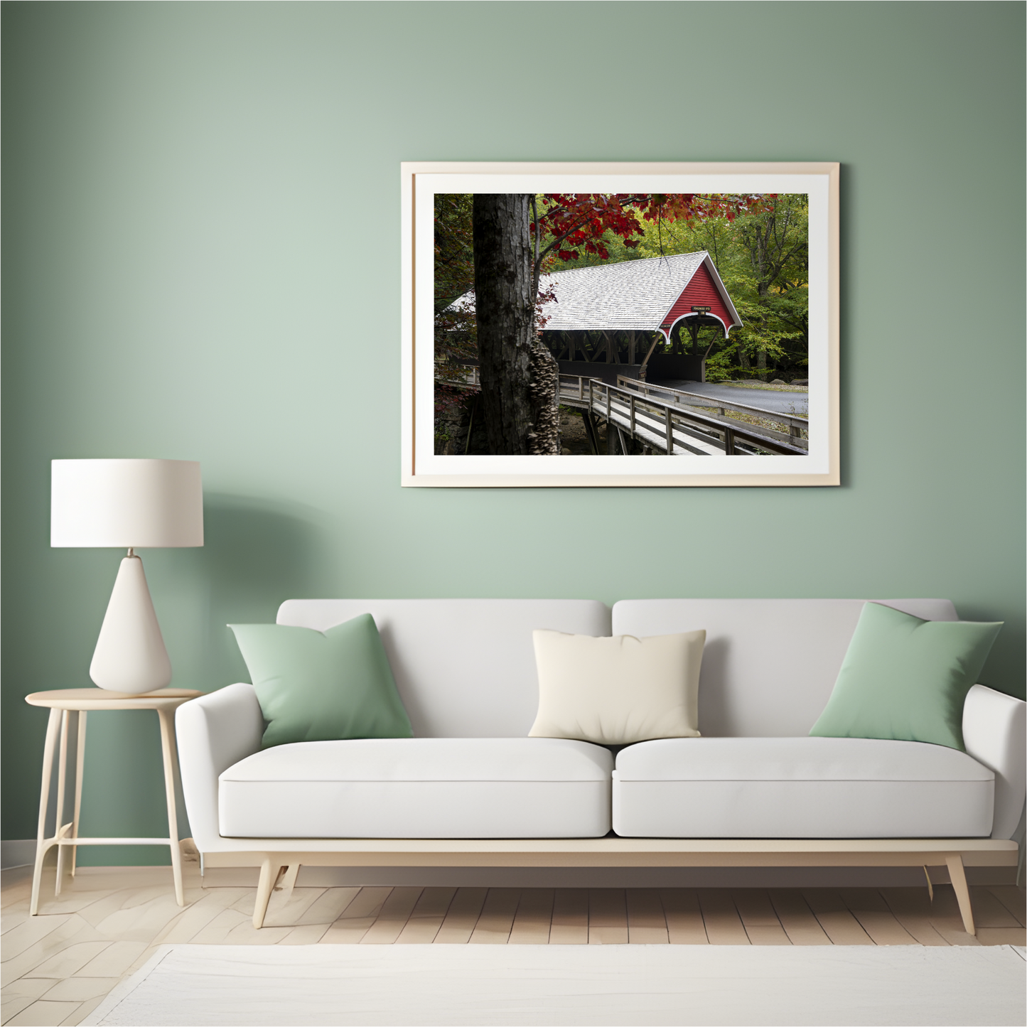 Flume Covered Bridge New Hampshire