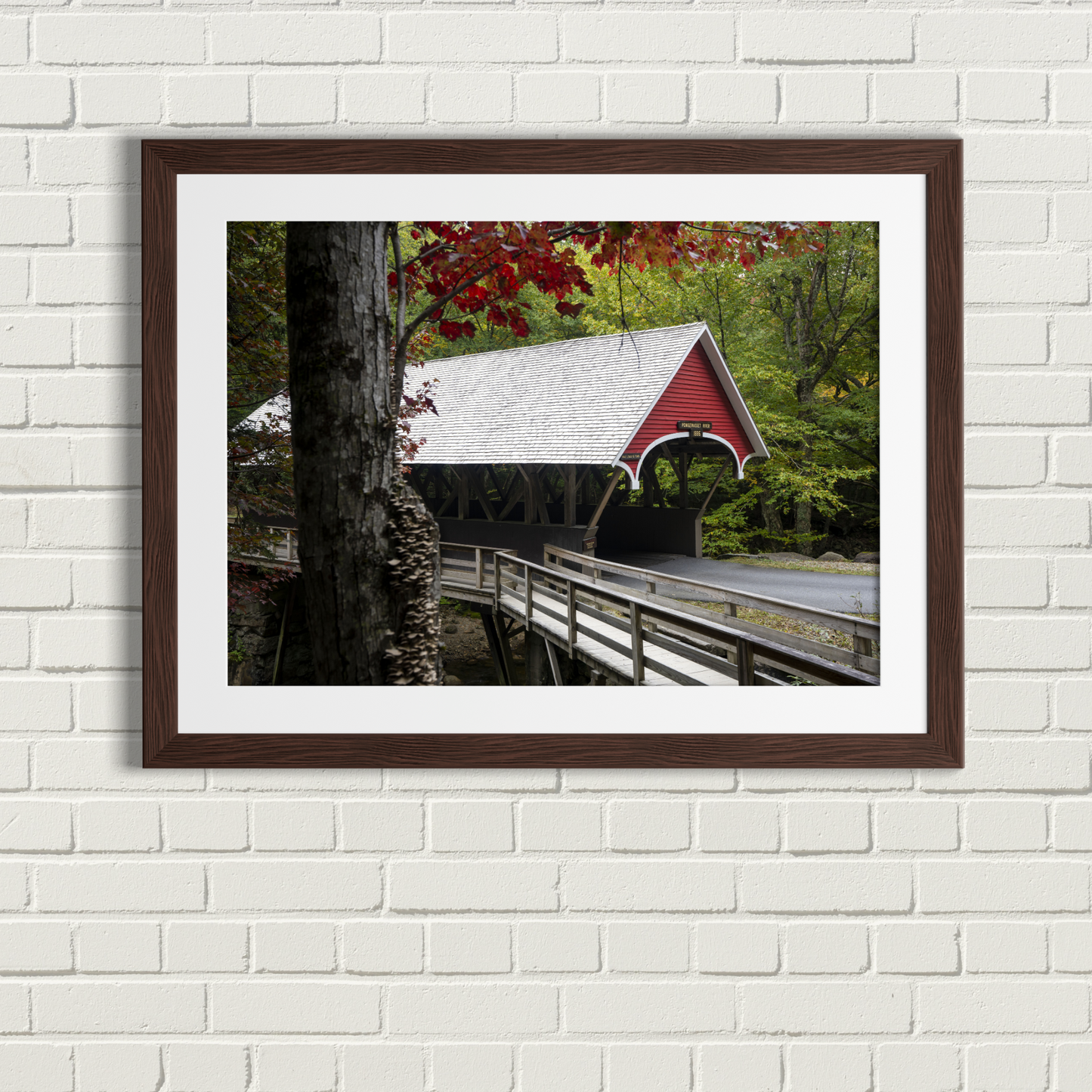 Flume Covered Bridge New Hampshire