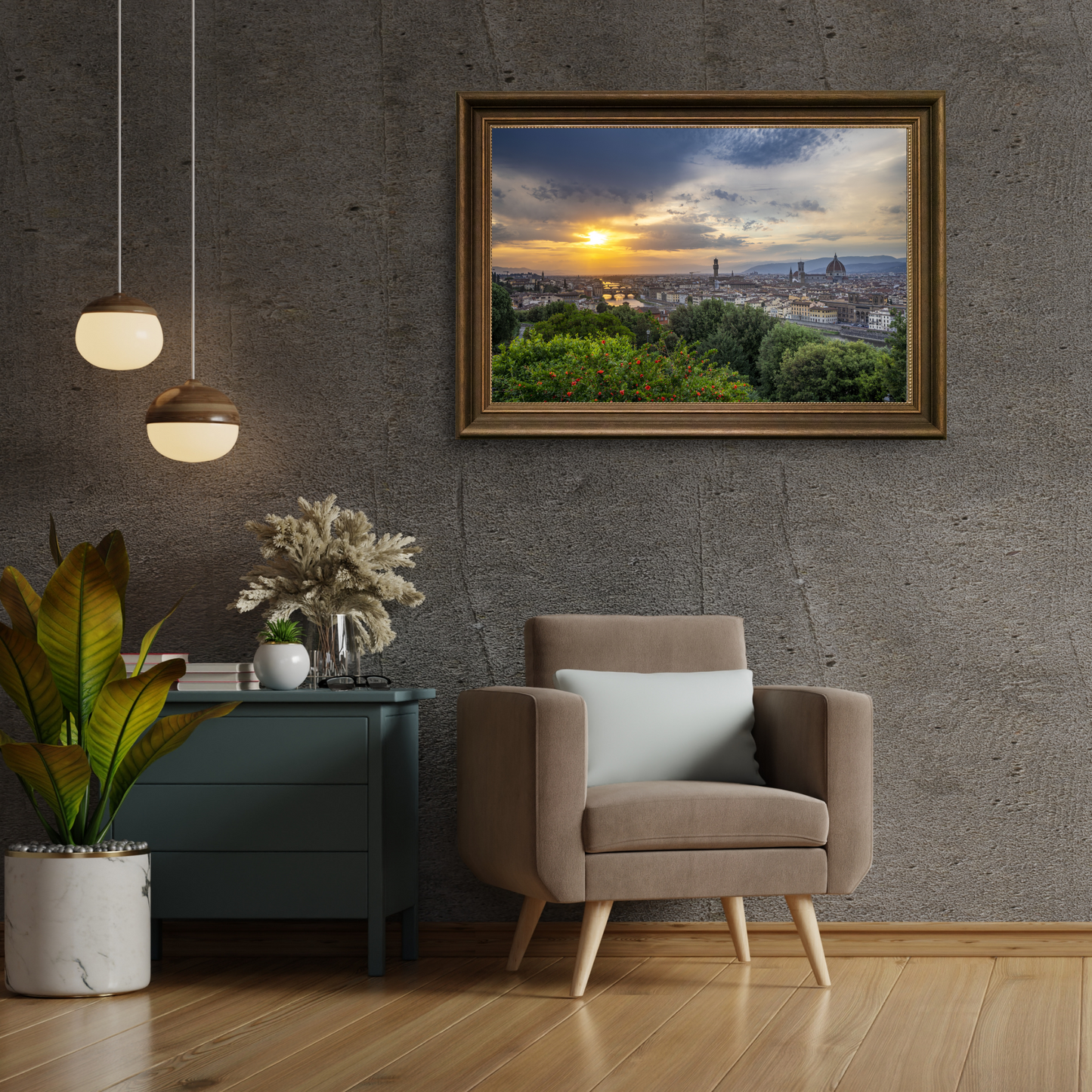 Sunset Over Florence Italy