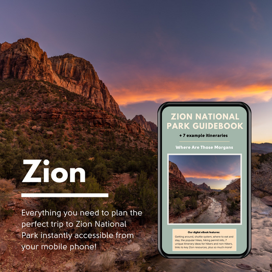 Zion National Park Travel Guidebook