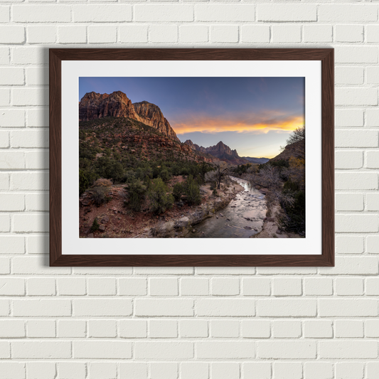 Virgin River Sunset Zion