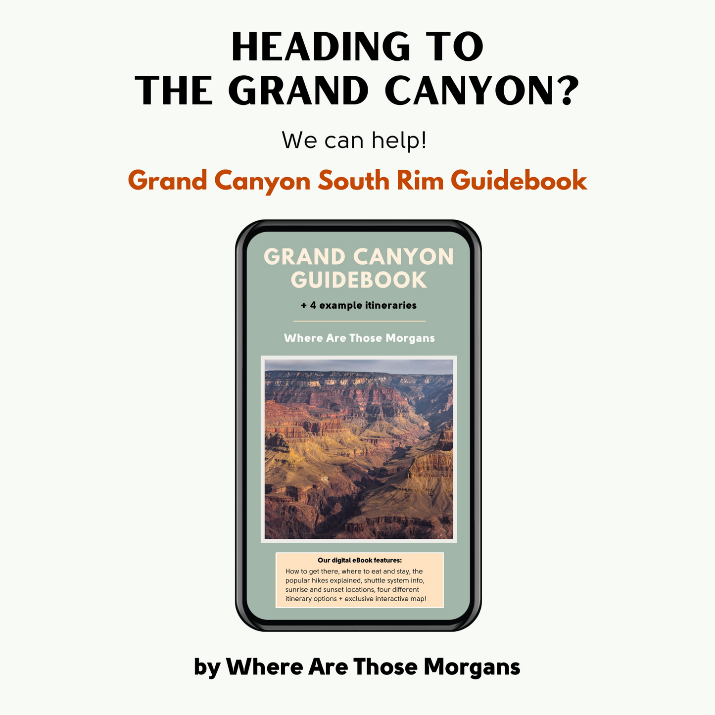 Guía de viaje del borde sur del Gran Cañón