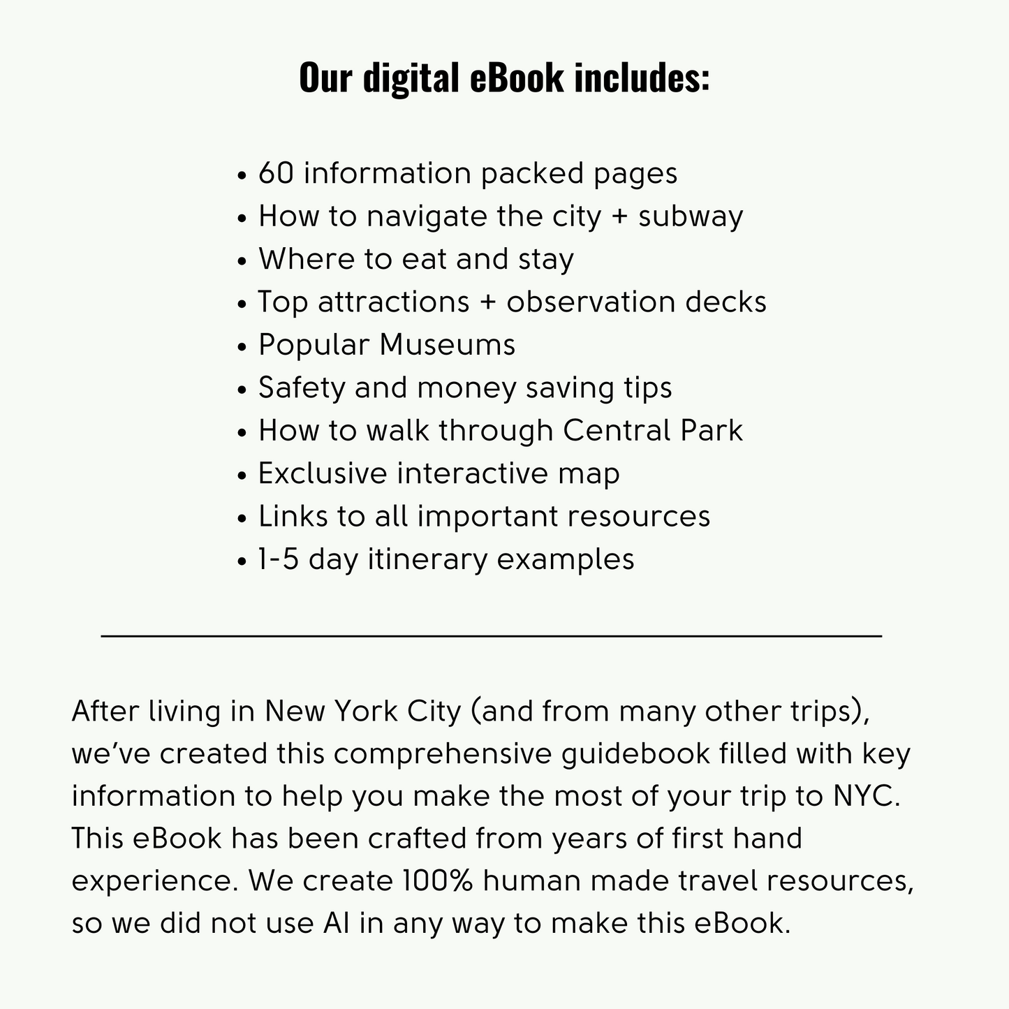 New York City Travel Guidebook